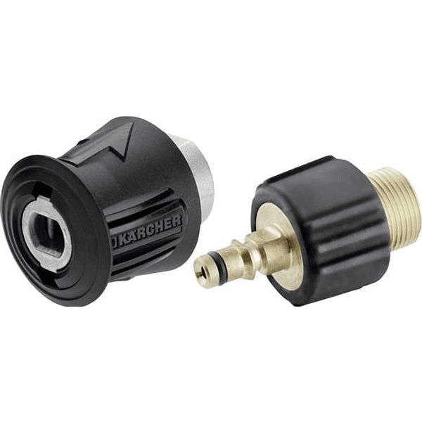 Adaptador para manguera, color negro Quick Connect Compatible con hidrolavadoras K2, K3 Comfort, K3 Comfort Black, K5, K7